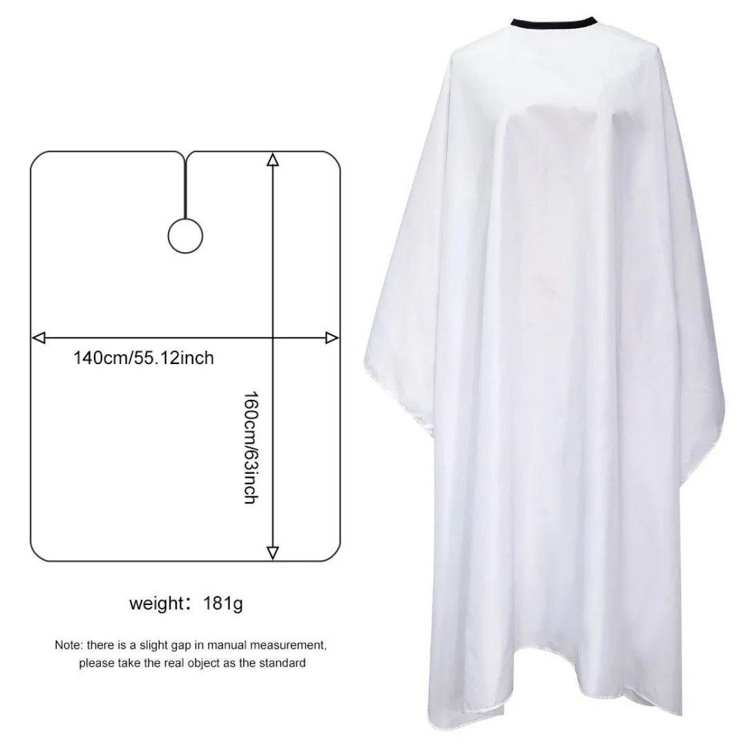 Button collar Black Haircut Cloth Hairdressing Anti-Static Salon Gown Hidden Buckle Hairdresser Apron Haircut Capes Supplies