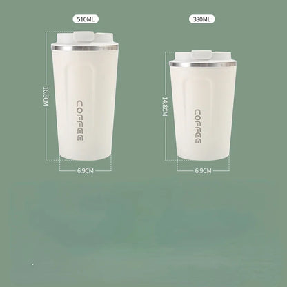 Stainless Steel Coffee Thermos No Smart Temperature Control Display Portable Travel Mug 380ml/510ml