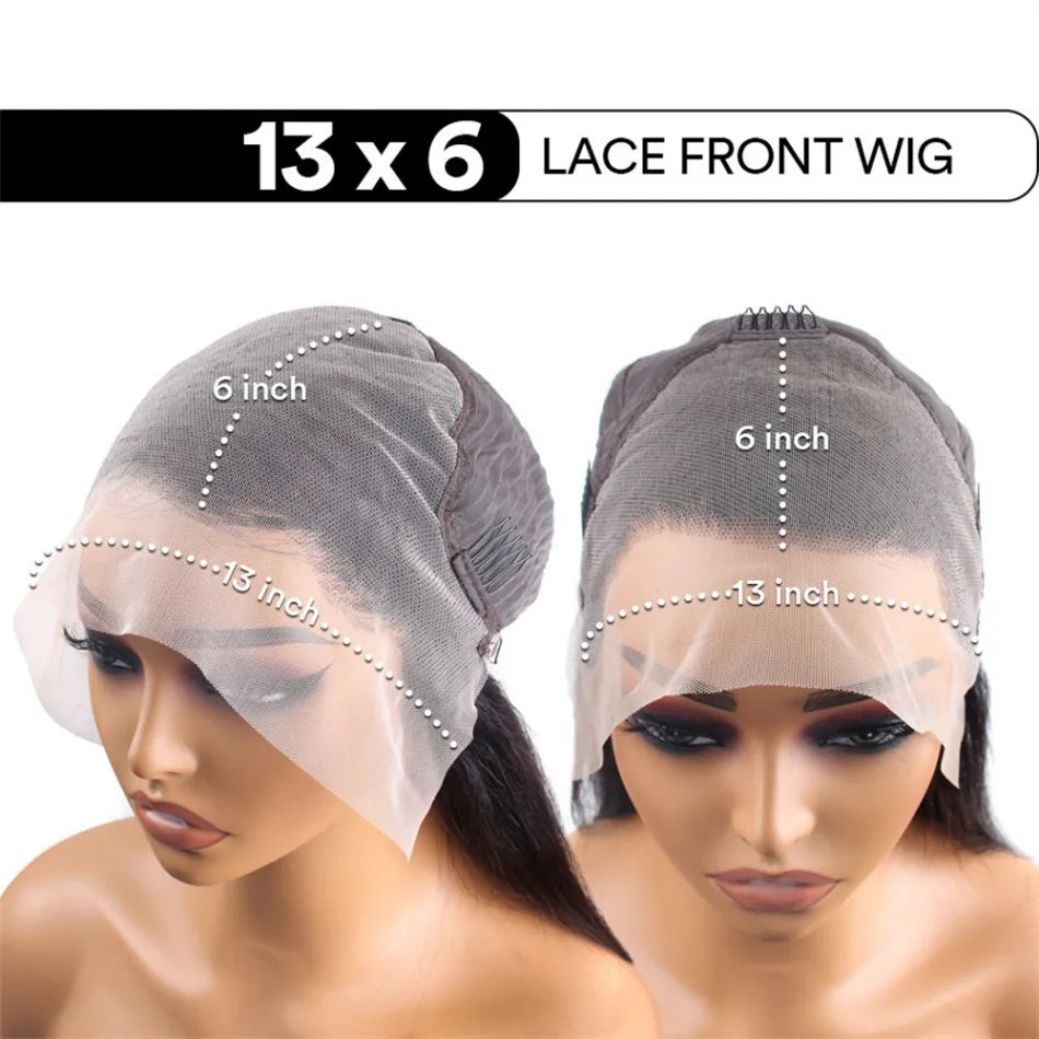 Colored Ginger Human Hair Wigs 13X6 Hd Lace Frontal Wig Straight Lace Front Wigs Pre Plucked 30 Inch 250 Density For Black Women