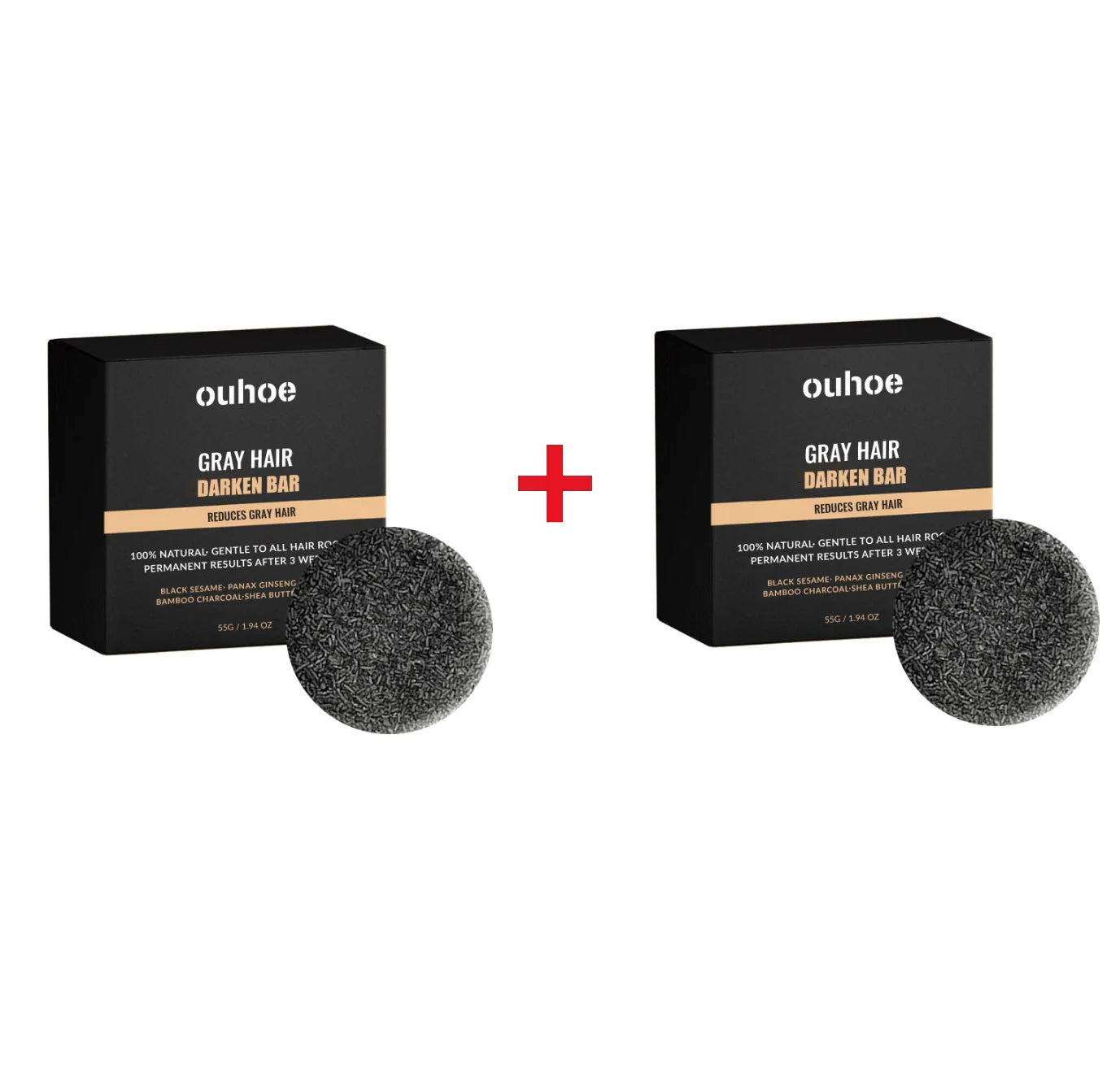Darkening Hair Soap Deep Cleansing Blackening Beard Eyebrows Strengthen Nourish Repairing White Grey Hairs Treatment Shampoo Bar