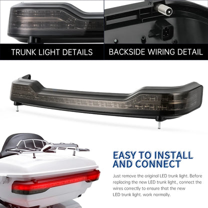 Motorcycle Tour-Pak King Rear LED Light Tour Pack Brake Turn Signals Tail Lamp For Harley Touring Road Electra Glide Ultra 2014