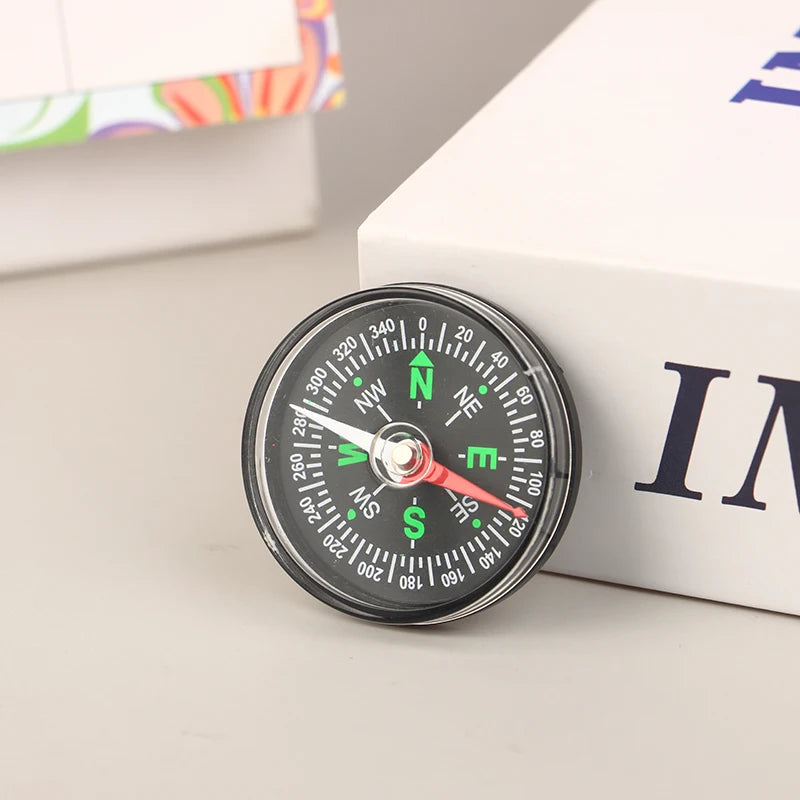 35/40MM Handheld Compass ABS Camping Pocket Compass Portable  Climbing Riding Children Gift Outdoor Survival Gear B.H