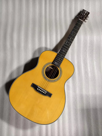 left handed guitar OM Series Guitar 14 Frets Body OM28JM lefty guitar