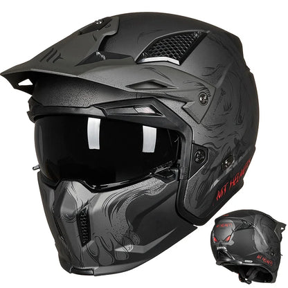 MT New Full Face Helmet Motorcycle Helmets Modular High Quality DOT ECE Approved Personality Off Road Moto Helmets Fashion