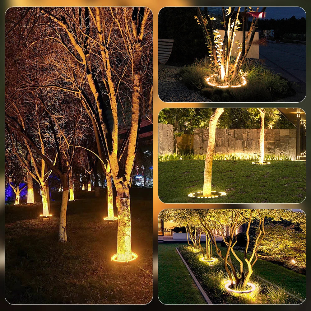 LED Outdoor Tree Spot Light LED Wall Washer Aluminum RGB IP65 Can be used outdoors under large trees and cylindrical cones