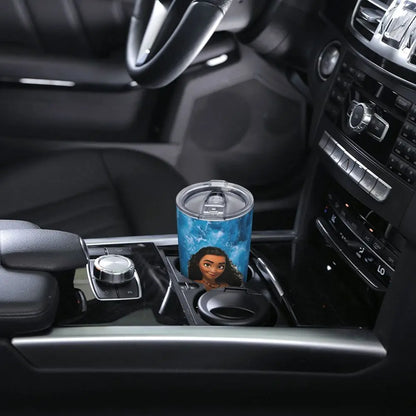 Moana and Pua Cartoon Movie Insulated Tumbler with Straws Stainless Steel Coffee Mugs Double Wall Car Bottle Cups 20oz