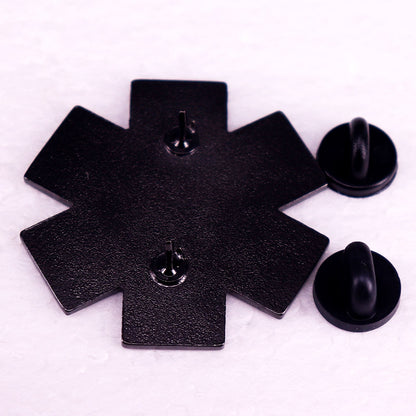 Rainbow Pride Star of Life Badge Medical LGBT Gay Pride Enamel Pin Brooch Jewelry Backpack Decorate Gifts
