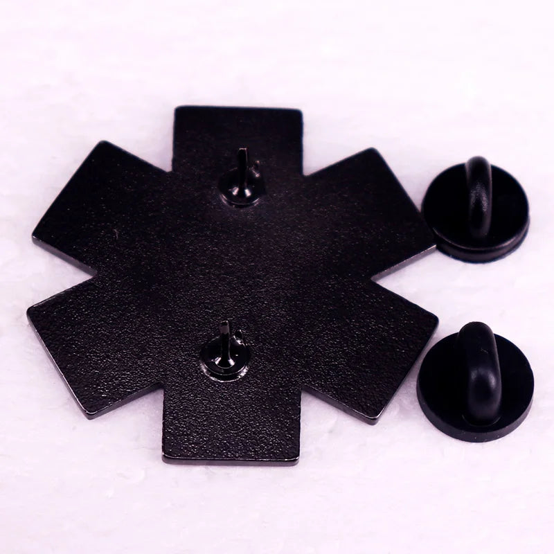 Rainbow Pride Star of Life Badge Medical LGBT Gay Pride Enamel Pin Brooch Jewelry Backpack Decorate Gifts