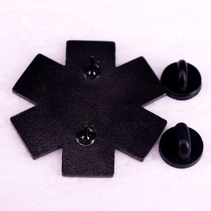 Rainbow Pride Star of Life Badge Medical LGBT Gay Pride Enamel Pin Brooch Jewelry Backpack Decorate Gifts