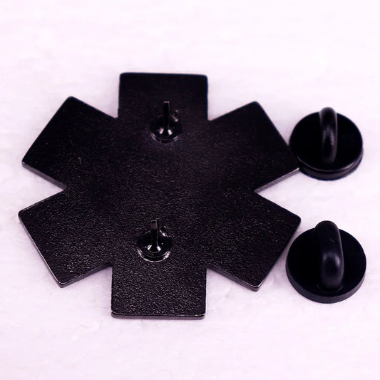 Rainbow Pride Star of Life Badge Medical LGBT Gay Pride Enamel Pin Brooch Jewelry Backpack Decorate Gifts