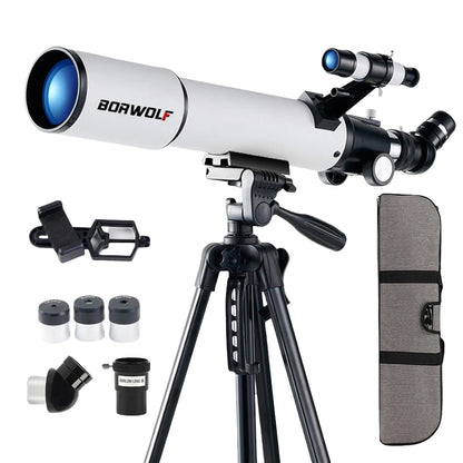 BORWOLF 70500 Professional Astronomical Telescope for Space Monocular  70MM Lens Powerful Night Vision for Star and Moon