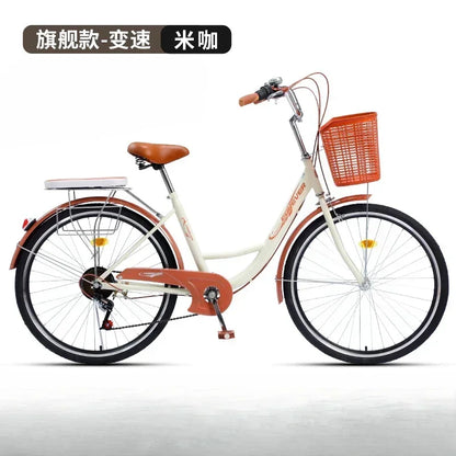 Cycling City 24/26 inch men's and women's bicycles light commuting ladies' student bikes leisure bicycles 2023