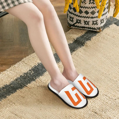 Custom British Lando Norris Racing Driver Guest Slippers for Spa Women House Slipper
