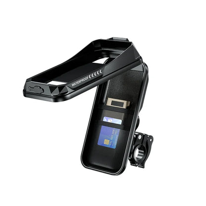 Adjustable Motorcycle Waterproof Holder Universal Anti Fall Phone Mount Handlebar Suitable Motorcycle Bike Phone Holder
