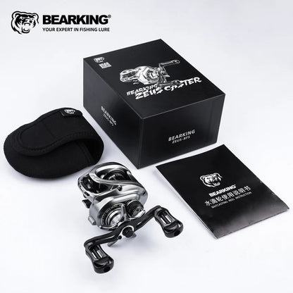 BEARKING Hot Sales Zeus-BFS 135g Lightweight Carbon Fiber 7.1:1 High-speed Ratio 8+1 Bearings Maximum Power 4kg Magnetic Brake