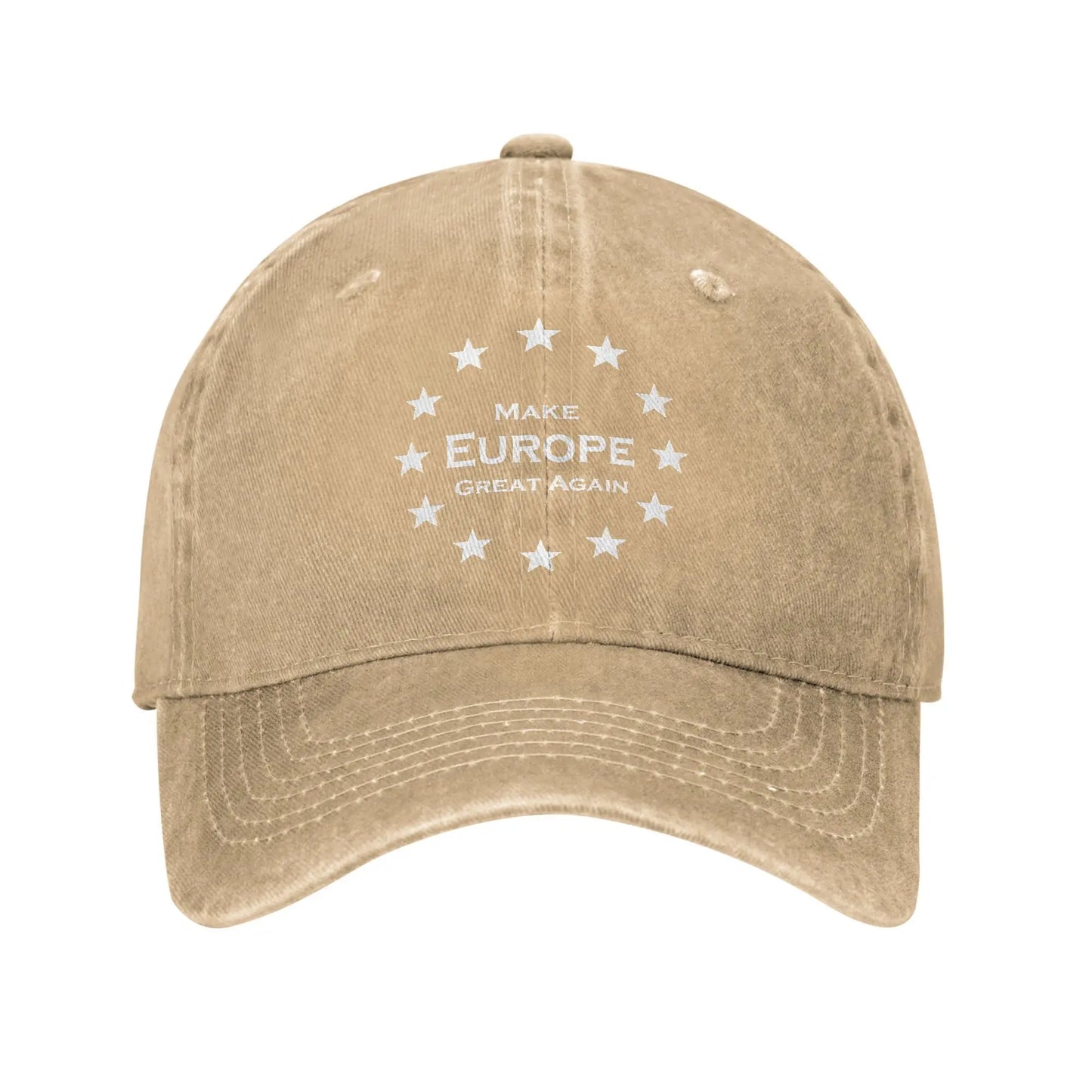 Make Europe Great Again Star Baseball Caps Vintage Distressed MEGA EU Snapback Hat Unisex Outdoor Workouts Adjustable Hats Cap
