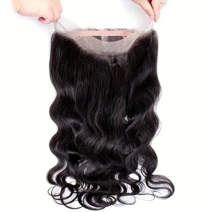 360 HD Lace Front Wig Human Hair 250% Density Body Wave Transparent Lace Frontal Wig Pre-Plucked Hair Full Hairline Natural Wigs