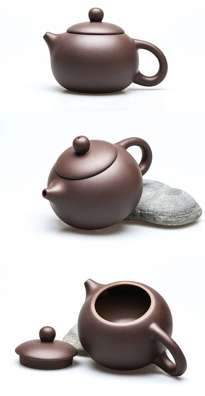 Chinese Yixing Purple Clay Teapot Large-capacity Antique Pot Handmade Xishi Tea Pot Tradition Tea Set Household Drinkware