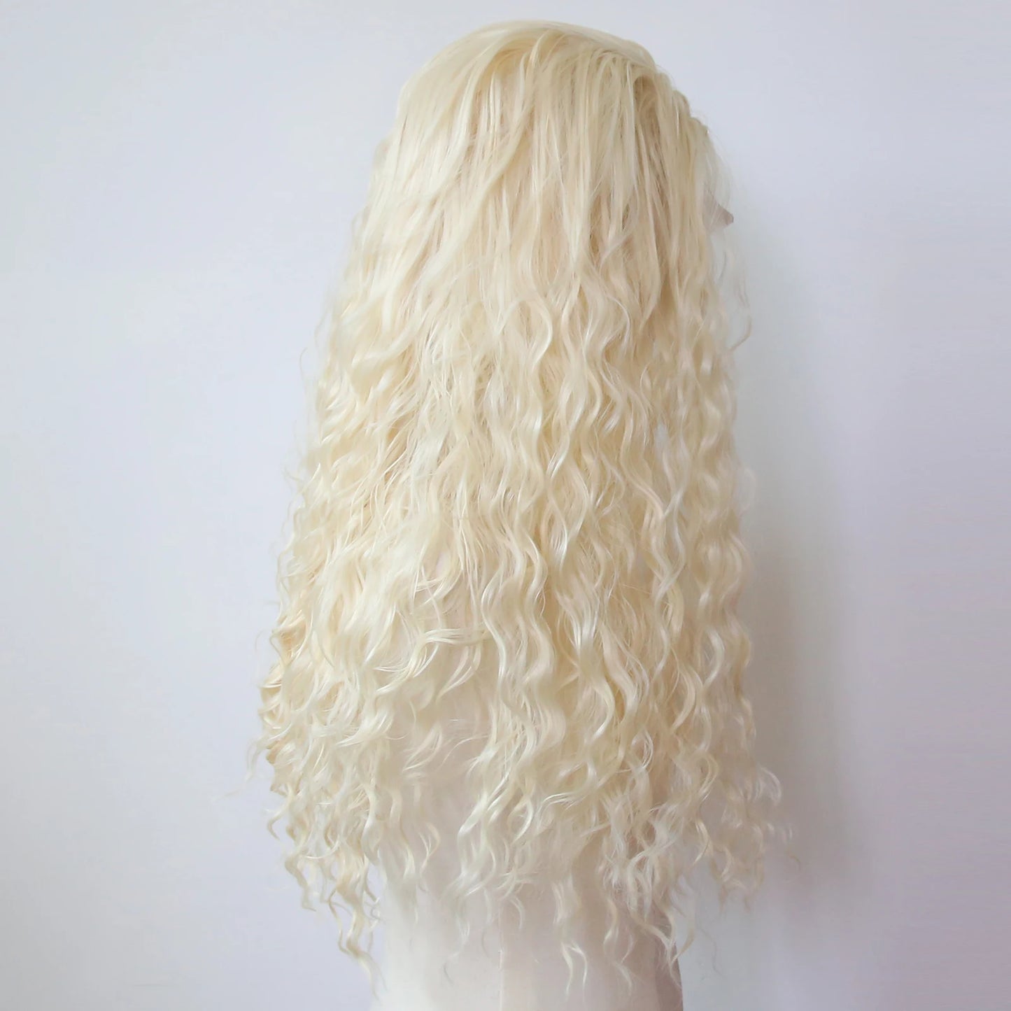 Black Romance Curly Synthetic Lace Front Wig Long Deep Curly Jet Black Lace Front Synthetic Wig Pre Plucked Natural Hairline