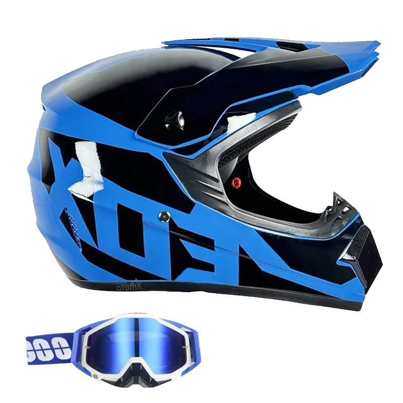 Youth Kids Motocross & Dirt Bike Helmet - Off-Road Downhill AM DH Cross Helmet - DOT Certified for Young Riders