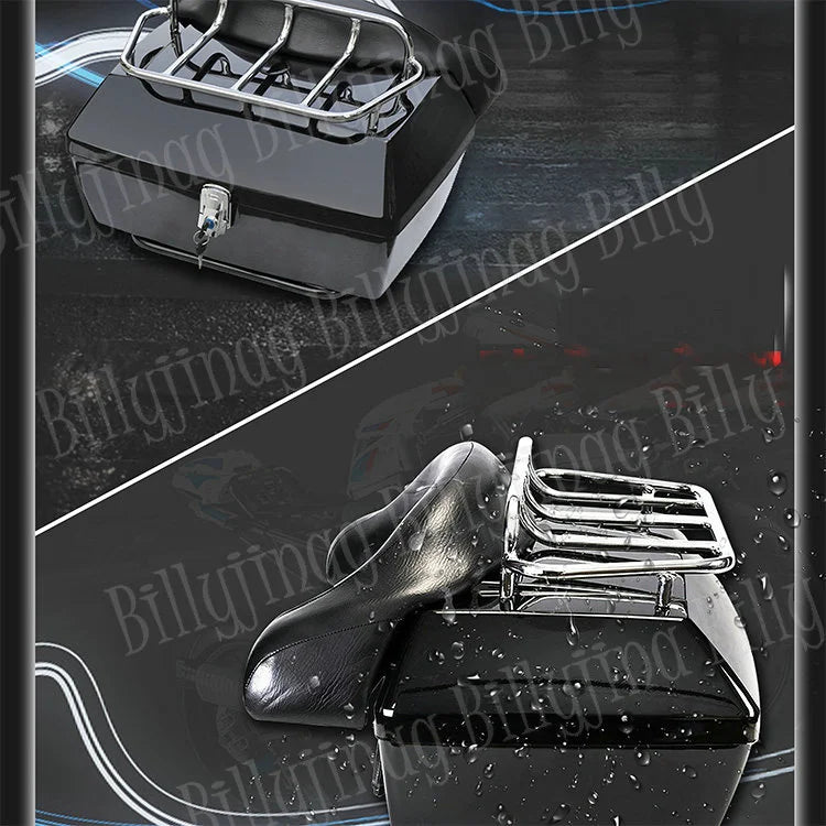 Universal Trunk Tail Box Luggage Backrest For Suzuki Boulevard C50 Volusia 800 C90 M109R C109 Marauder 800 M50 Intruder LC1500