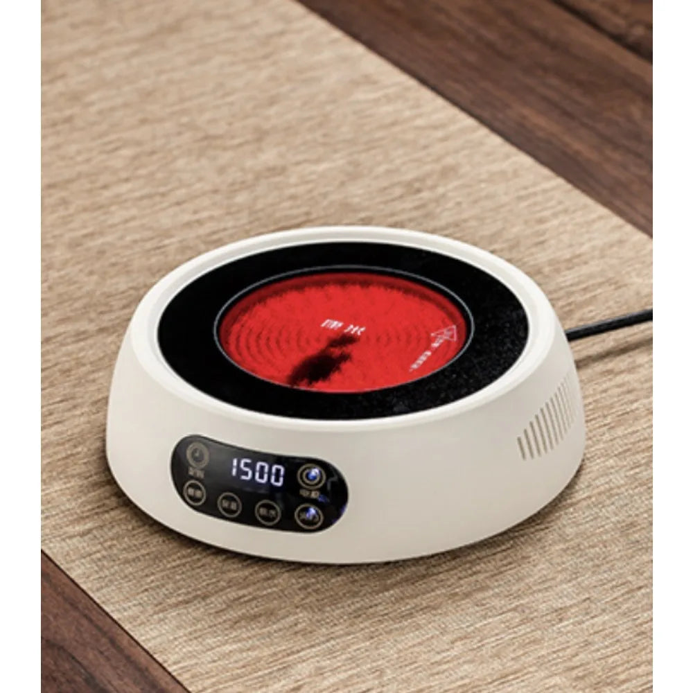【2025 Trendsetter】Electric Ceramic Pot with Glass Handle - Home Use Tea Brewing and Water Heating Pot