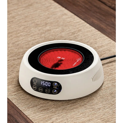 【2025 Trendsetter】Electric Ceramic Pot with Glass Handle - Home Use Tea Brewing and Water Heating Pot