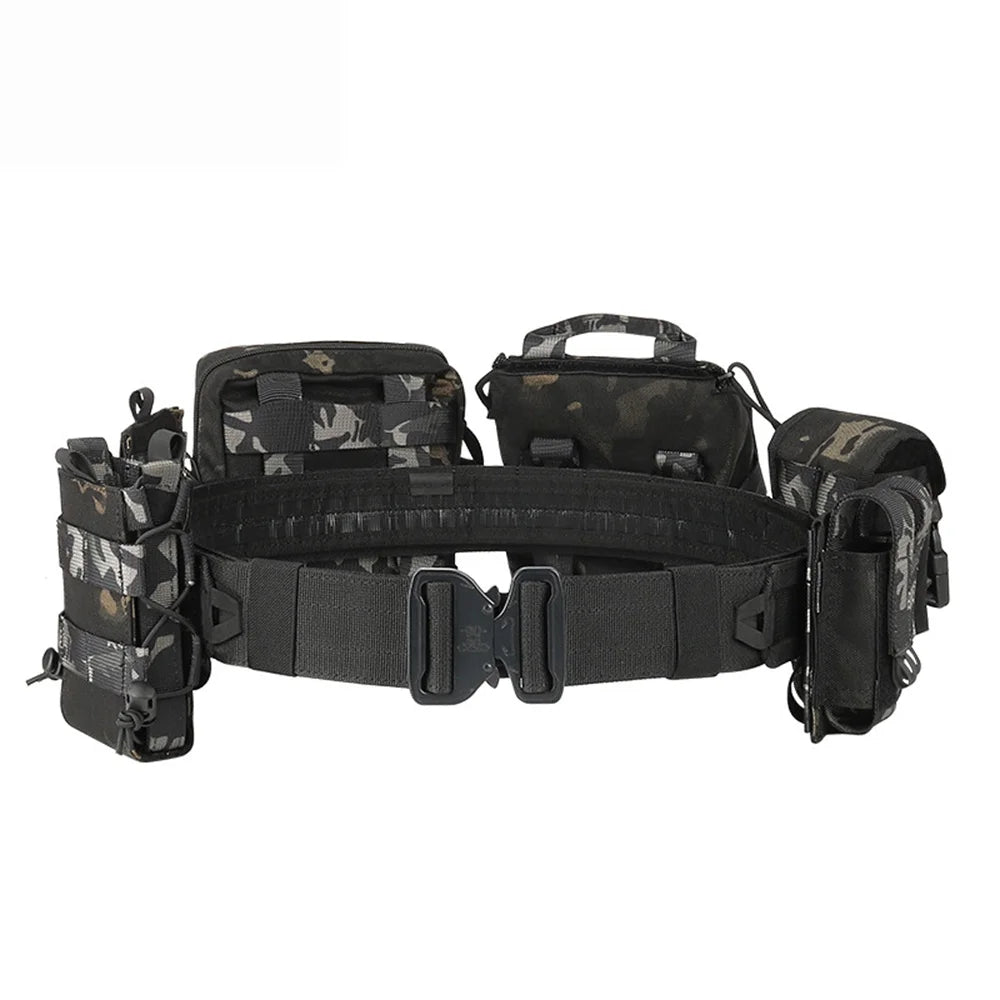 Yakeda Polyester Tactical Belt Outdoor Training Use CP Mag Pouch Hunting Accessories Tactical Belt Duty Belt Taktyczny Pasek
