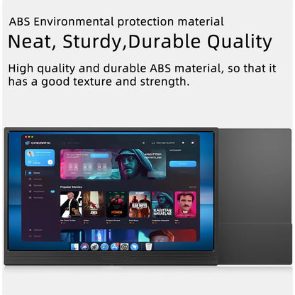 JSHIX 11.6 14 15.6 Inch Portable Monitor 1080P Full HD IPS Second Monitor for Gaming Laptop Phone Switch Xbox Sub Display Screen
