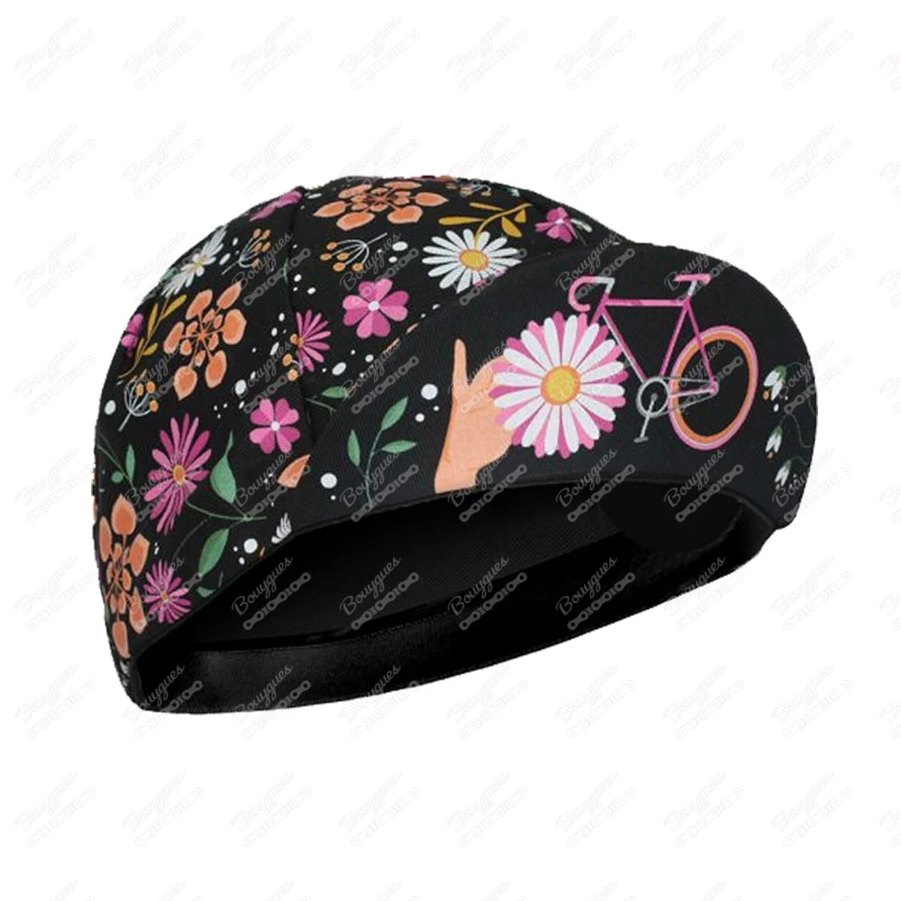 Cycling Caps for Men and Women, Black Series, Quick Dry, Breathable, Absorb Sweat, Sports, Bicycle Hat, 9 Styles