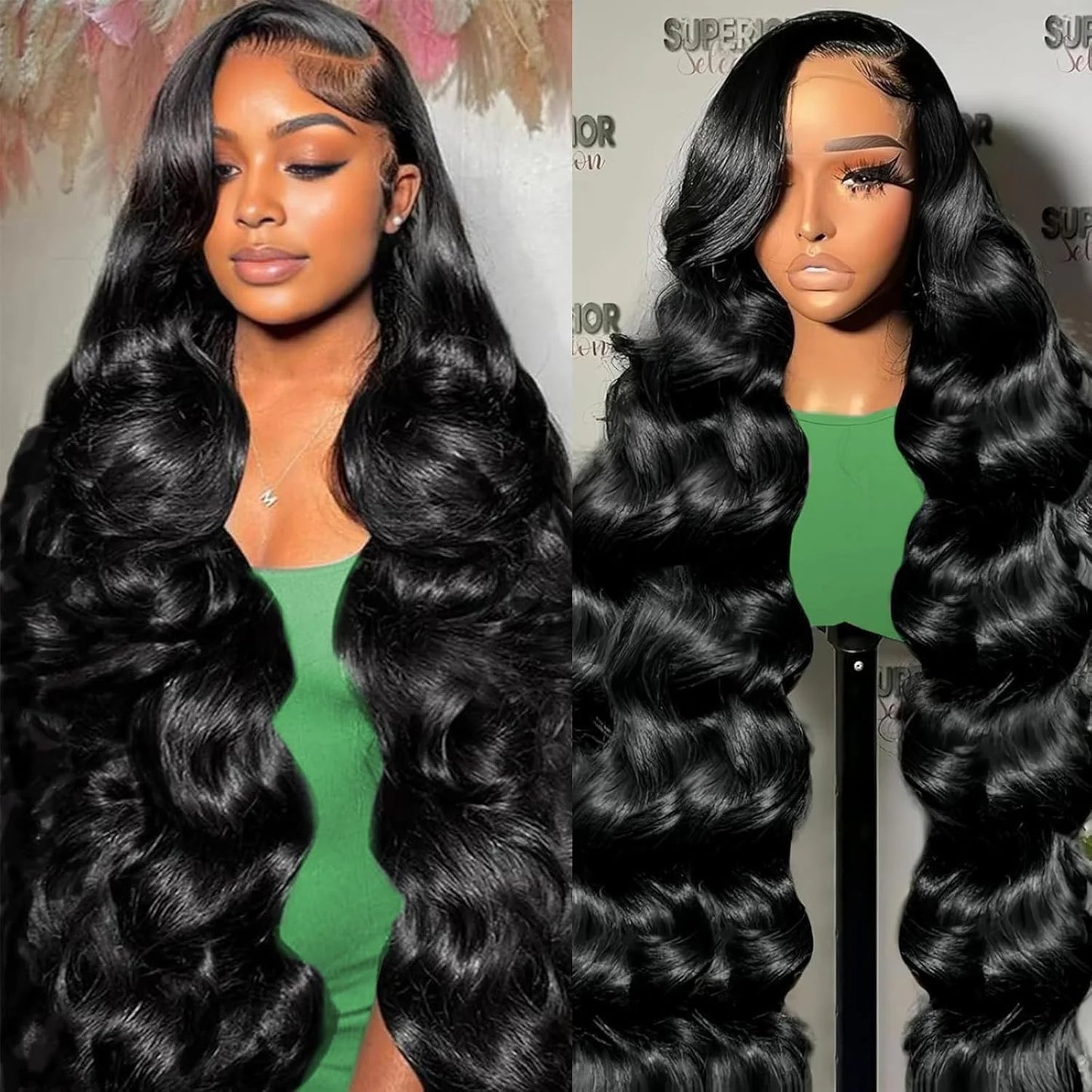 HD Transparent 13x4 13x6 Body Wave Lace Front Wig Pre Plucked 360 Lace Frontal Wig Human Hair Wigs For Women 7x6 Wig 200 Density