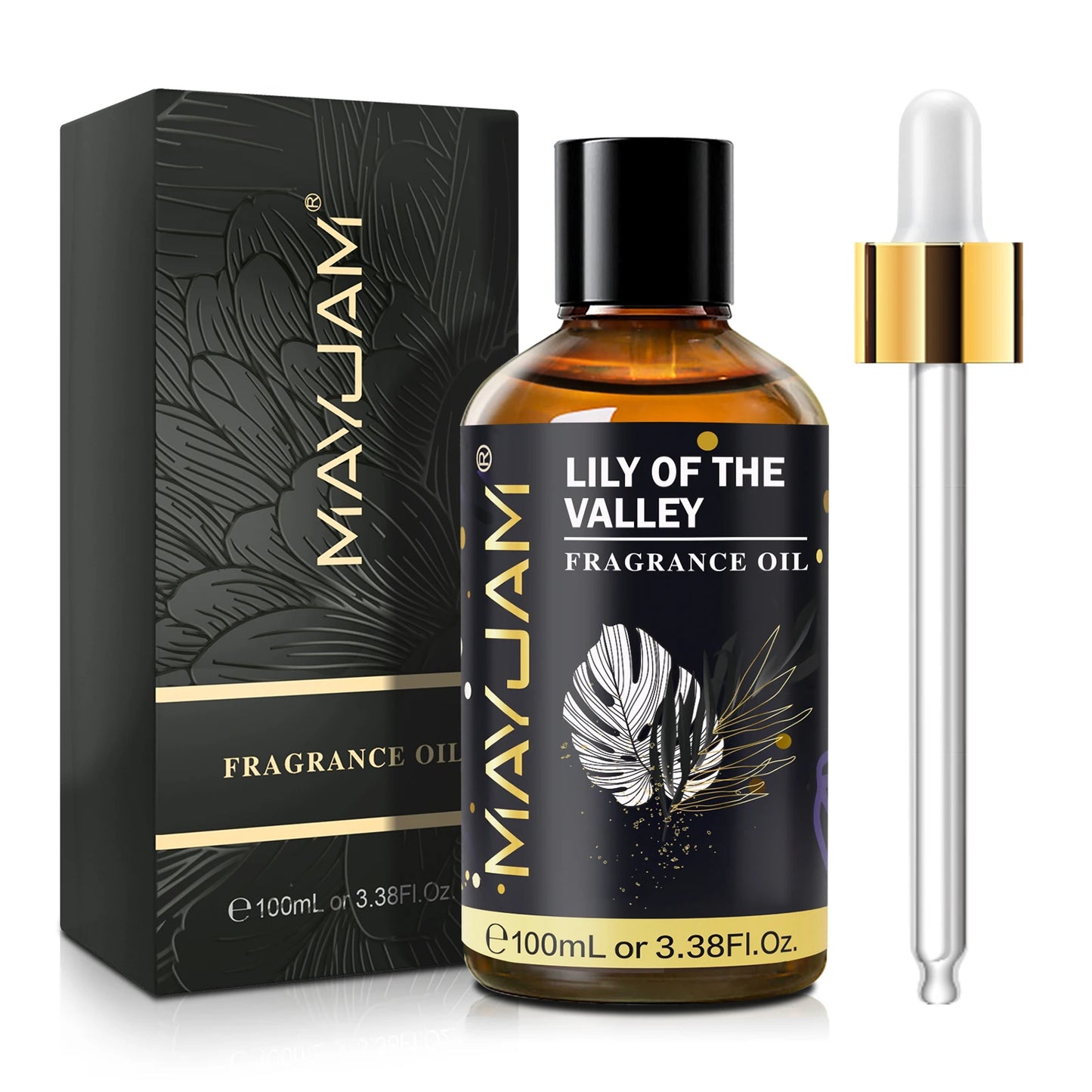 MAYJAM 100ml Fragrance Oil White Santal Amber Chocolate Moroccan Rose Aromatic Essential Oil for Humidifier Diffuser Gift Box