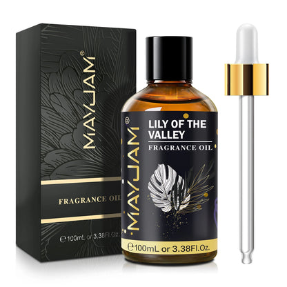 MAYJAM 100ml Fragrance Oil White Santal Amber Chocolate Moroccan Rose Aromatic Essential Oil for Humidifier Diffuser Gift Box
