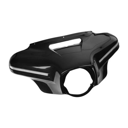 For Street Glide Electra Glide 2014-2024 Front Headlight Fairing with DRL Turn Signal Front Batwing Outer Fairing Accessories