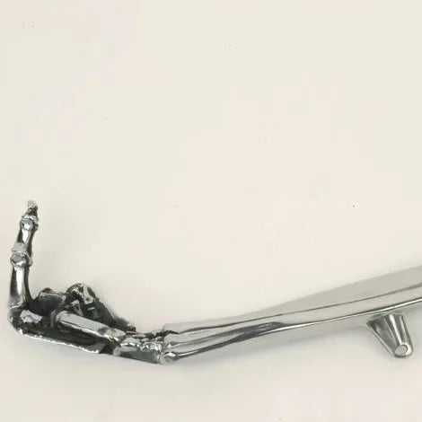 New Creative Metal Motorcycle Bracket Motorcycle Kicklands Funny Vertical Middle Finger
