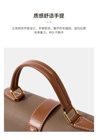 Luxury handbags female crossbody bags small square shoulder bag mom women bags new fashion 2025 genuine cowhide leather satchel