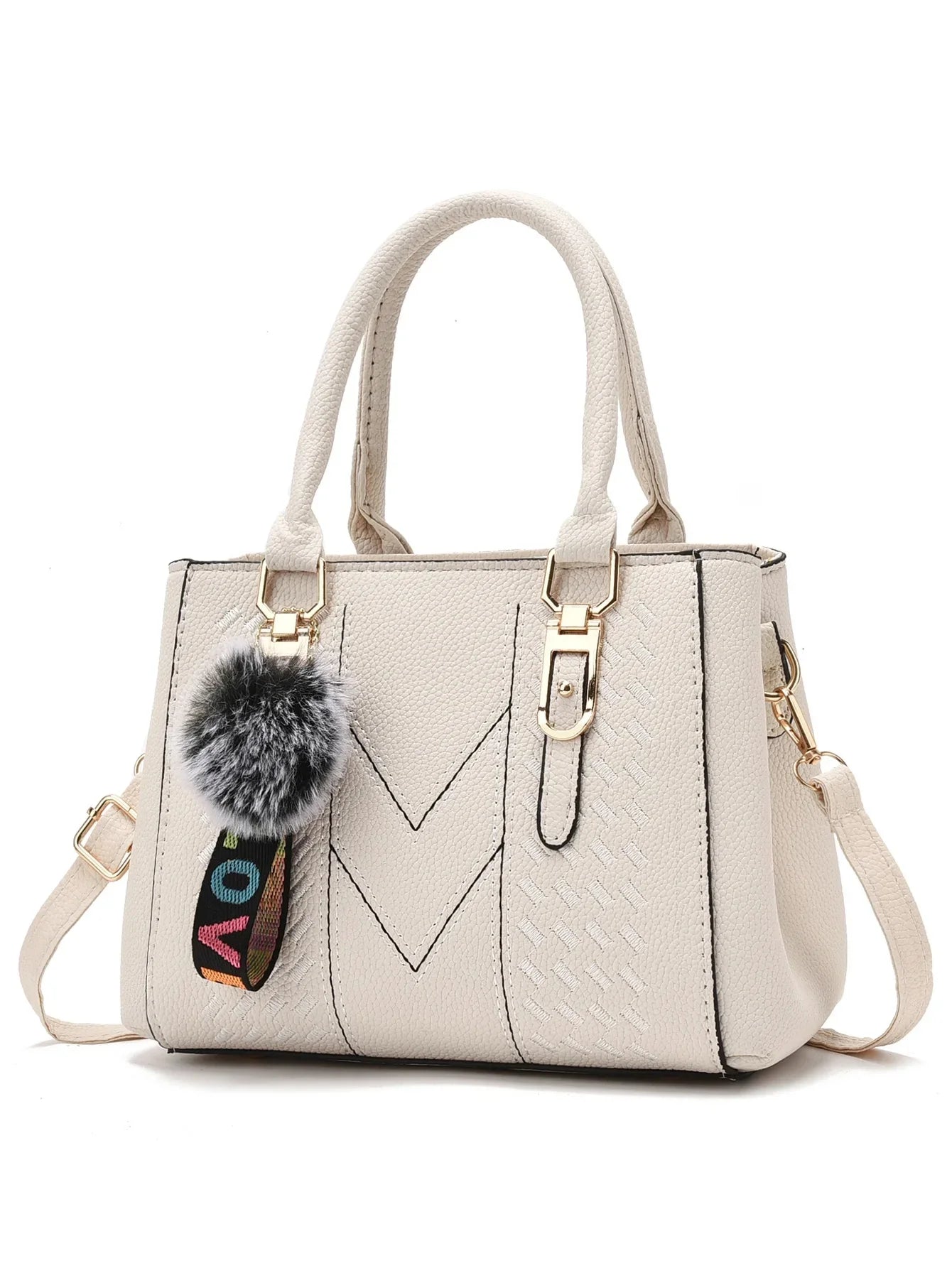 Fashionable Embroidered Large Capacity Women's Handbag Hot Sale Of The Season New Korean Style Handbag Shoulder Bag Tassel Penda