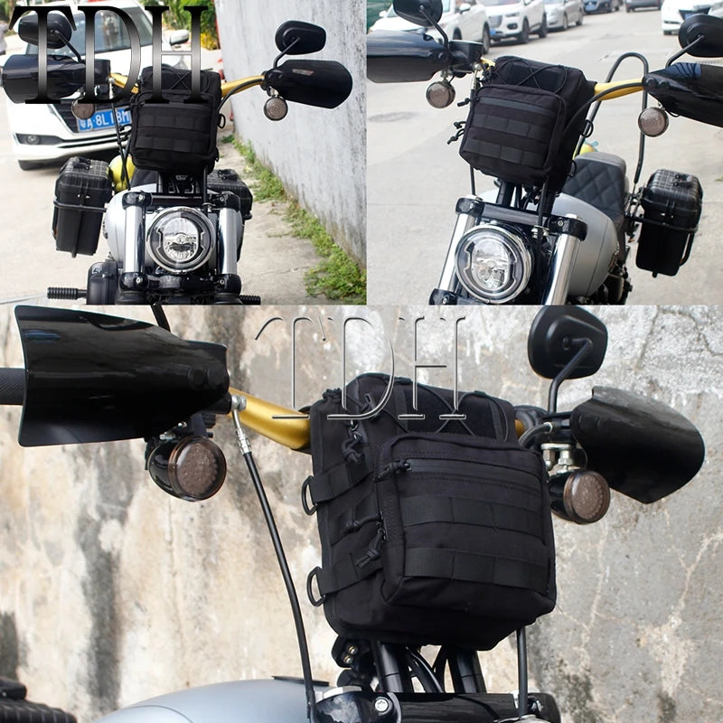 Motorcycle Saddlebag Side Tool Luggage Bag For Harley Dyna Softail Sportster XL Street Bob Low Rider FXD FXBB Travel Saddle Bags