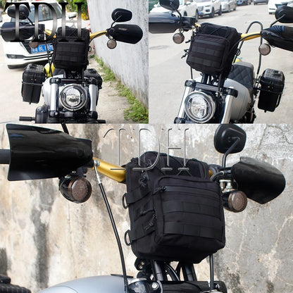 Motorcycle Saddlebag Side Tool Luggage Bag For Harley Dyna Softail Sportster XL Street Bob Low Rider FXD FXBB Travel Saddle Bags