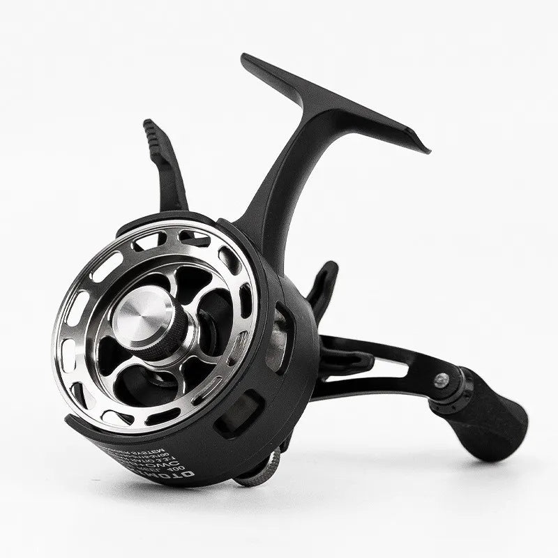 New Gear Ratio 3.2:1 Ice Fishing Reel Large Diameter Spool Built-in Free Spool Metal Spool Smooth Lure Fishing Equipment
