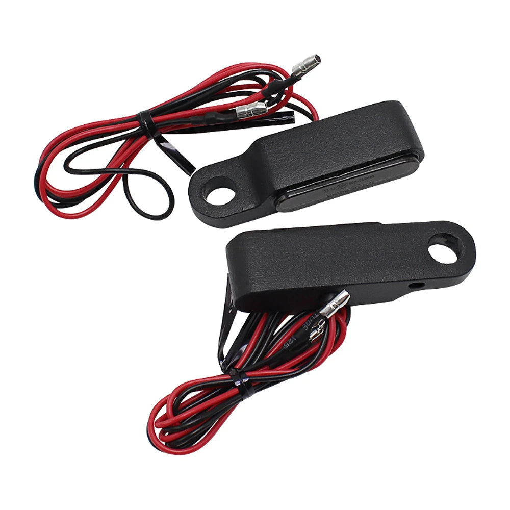 2Pcs Motorcycle Mini LED Turn Signal Running Lights Amber White Blinker Indicators Lamps For Harley Davidson Touring Accessories