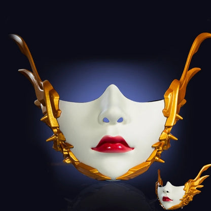 Unisex Masquerade Mask Beauty Mask Cosplay Mask Mechanical Half Face Mask for Carnival Halloween Dress up Party Mask
