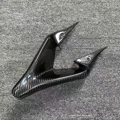 Carbon Fiber For KAWASAKI Ninja ZX4R ZX4RR ZX-4R ZX25R Front Air Wing Bird Beak Inlet Lower Fairing Kit Front Air intake Cover