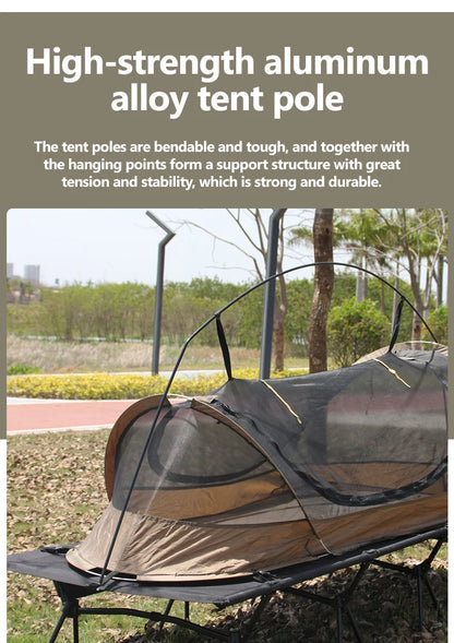 Lightweight Camping Camp bed Tent 1-2 Person Waterproof Sunproof Quick Setup 210D Oxford Backpacking Tent for Hiking Outdoor