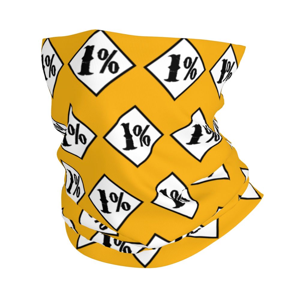 Custom 1 Percenter Essential Sons Bandana Neck Gaiter for Ski Camping Men Women Wrap Scarf TV Show Anarchy Headband Warmer