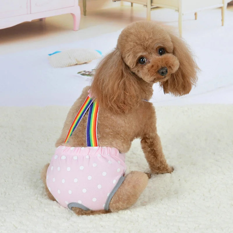 Washable Puppy Dog Diapers Female Pet Physiological Pants for Small Medium Dogs Chihuahua Pinscher Shorts Panties Cat Underpants