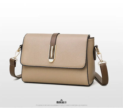 Fashion Crossbody Bag PU Leather Messenger Bag Versatile Sling Shoulder Women's Bag Small Handbags Sac A Main Femme Bolsas