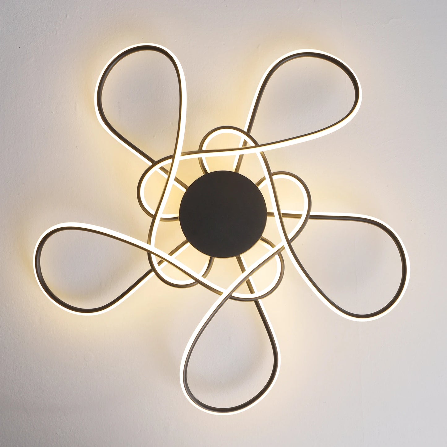 Chrome/Gold Plated Modern LED Chandelier for Living Room Lamp Bedroom Ceiling Chandeliers AC 90-260V Home Deco Light Fixture