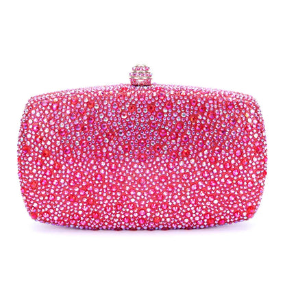 Evening Clutch Bags Green Bridal Clutches Bags Crystal Bridal Stones Purse Lady  Party Wedding Rhinestone Women Shoulder Handbag