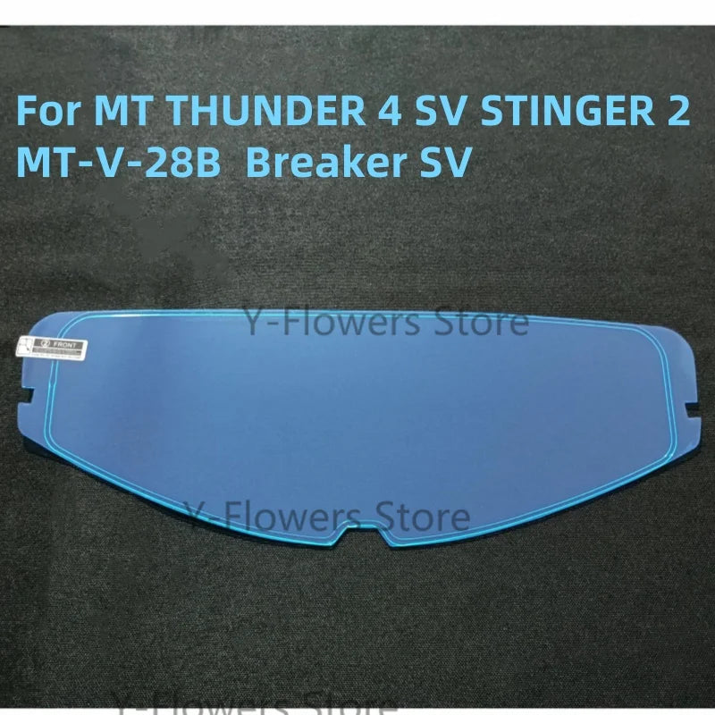 Anti Fog Film for MT THUNDER 4 SV STINGER 2 MT-V-28B Breaker SV Helmets Visor Anti-Fog Sticker Patch Motorcycle Accessories Moto